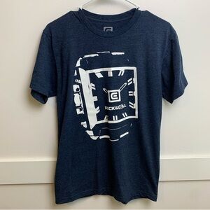 Rockwell Navy Blue Logo Short Sleeve Shirt